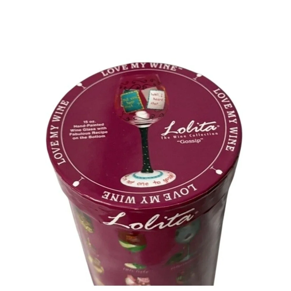 NIB Lolita Love‎ My Wine Glass 